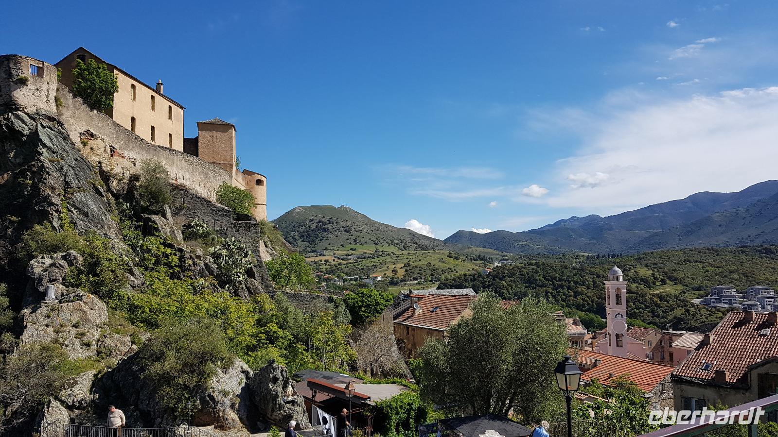 Korsika, Corte, Adlernest und Stadt