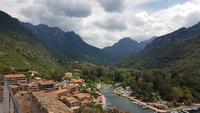 Korsika, Porto, Blick vom Genuesenturm