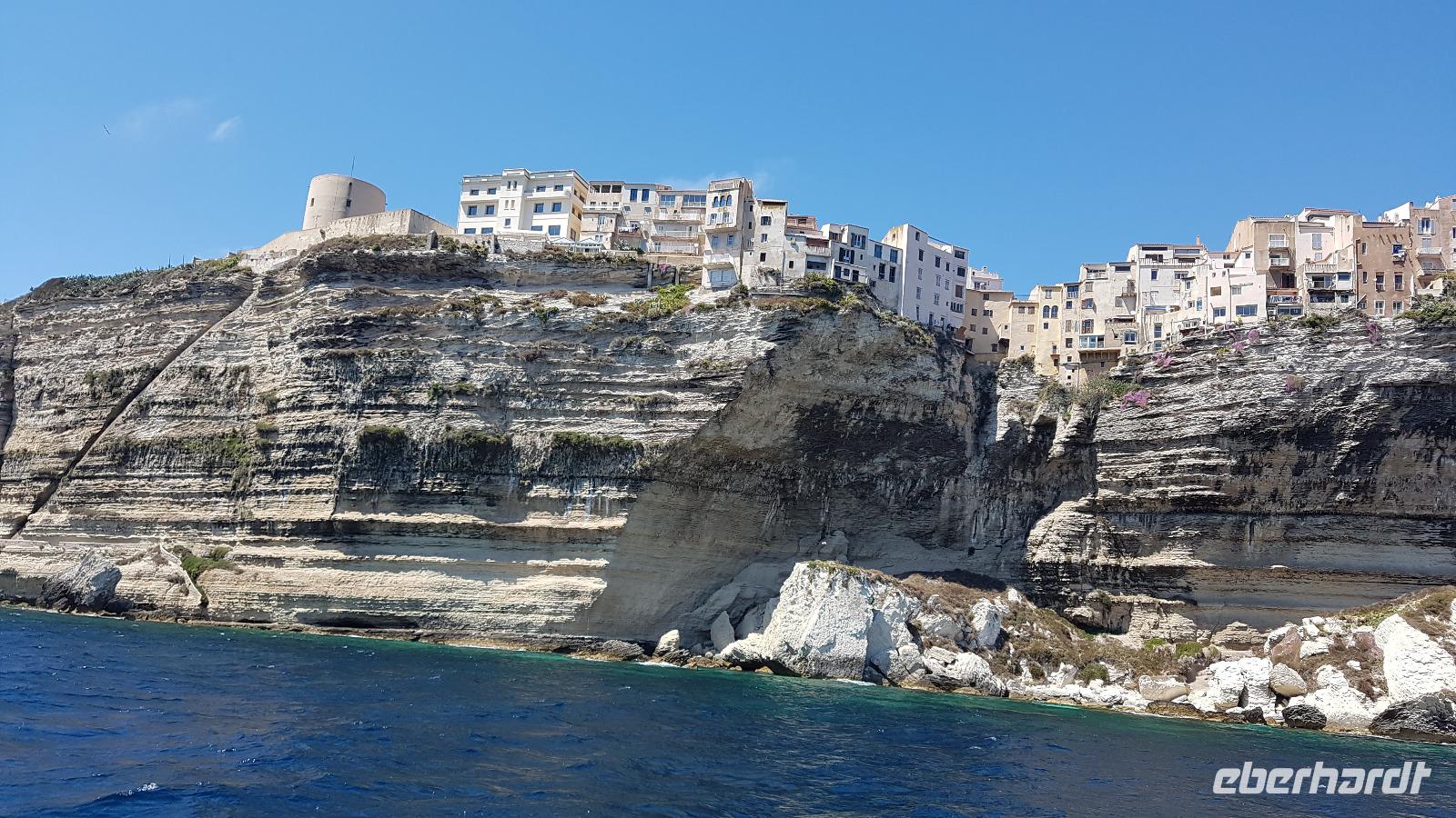 Korsika, Bootsfahrt bei Bonifacio