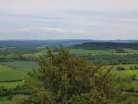 Vezelay, Blick von der Terasse von Ste-Madeleine