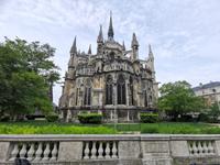 001. Kathedrale von Reims Chor von Außen