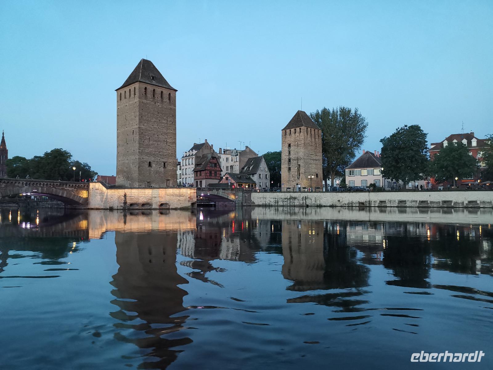 180. Bootsfahrt Straßburg gedeckten Brücken