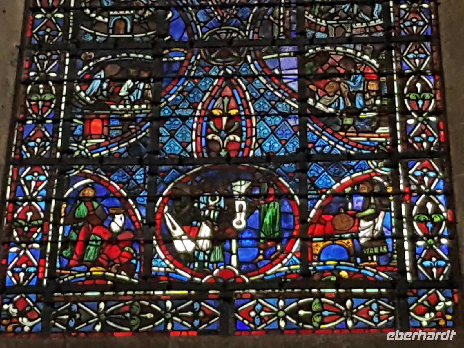 Rouen Kathedrale Glasmalerei