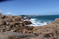 8.Tag, Wanderung an der Rosa Granit Küste