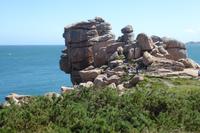 8.Tag, Wanderung an der Rosa Granit Küste