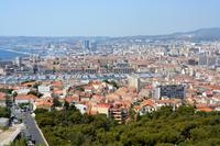 Blick auf Marseille von der Basilika