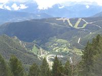 Blick vom Coll de la Botella