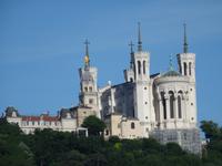 Lyon - Blick auf die Basilika Notre-Dame de Fourviere