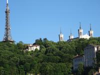 Lyon - Auslaufen entlang der Altstadt , ein letzter Blick zurück