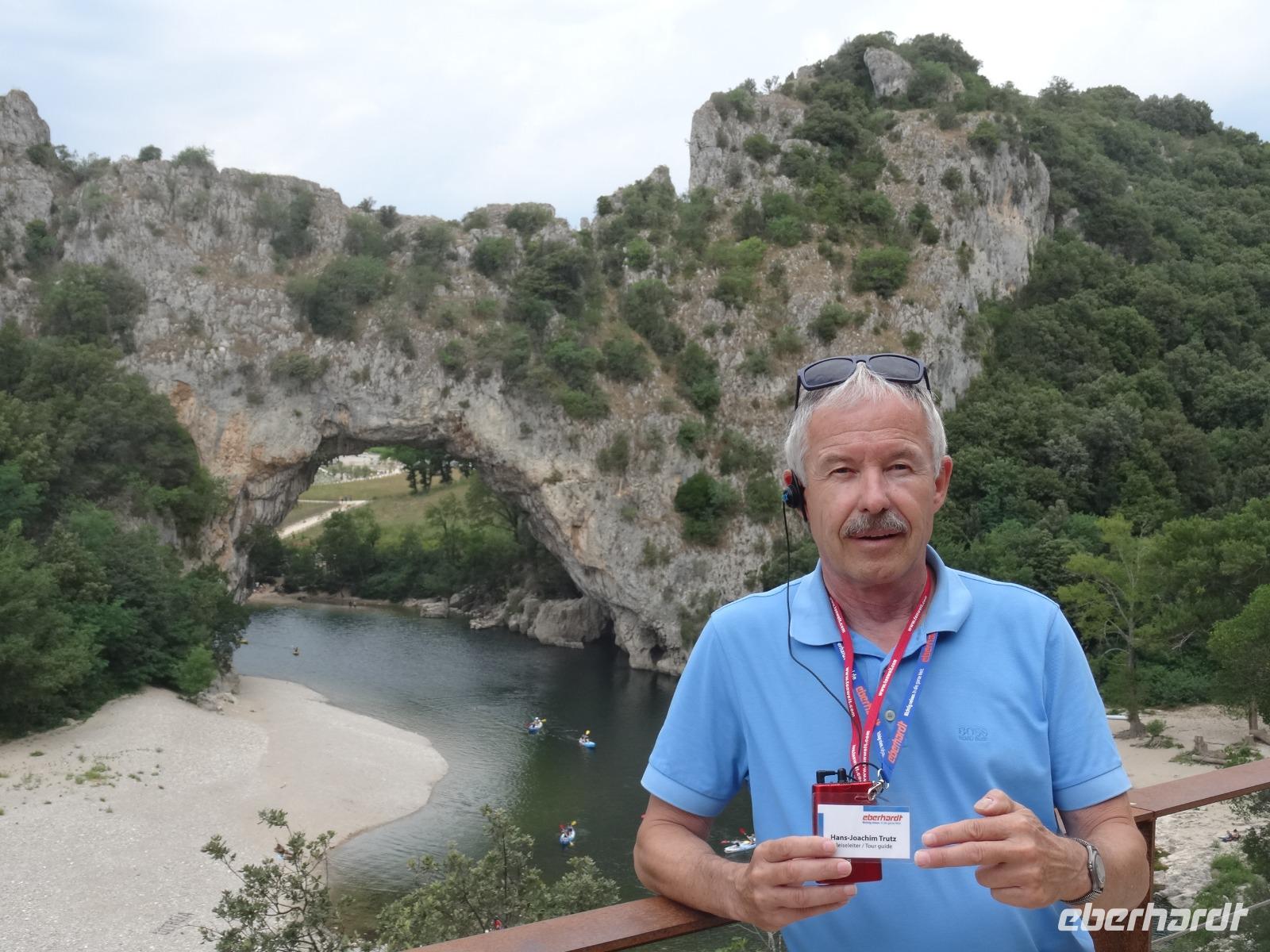 Ausflug an die Ardeche - Pont d'Arc mit Reiseleiter