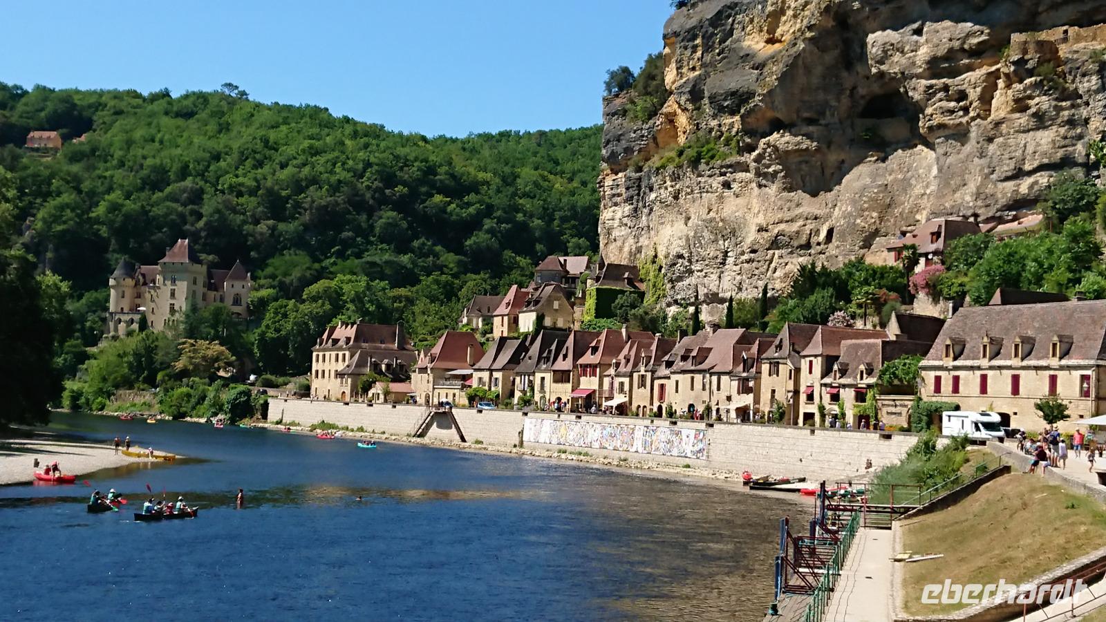 La Roque Cageac an der Dordogne
