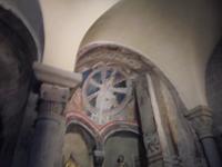 Fresko in der Kathedrale von Le Puy-en-Velay