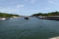 Paris Tag 4 Frachtkähne auf der Seine