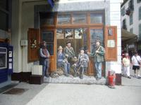 Chamonix. Fresko. Bergsteigerbüro