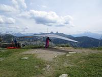Rochers-du-Naye. Drachenflieger