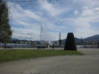 Genfer See mit Fontäne