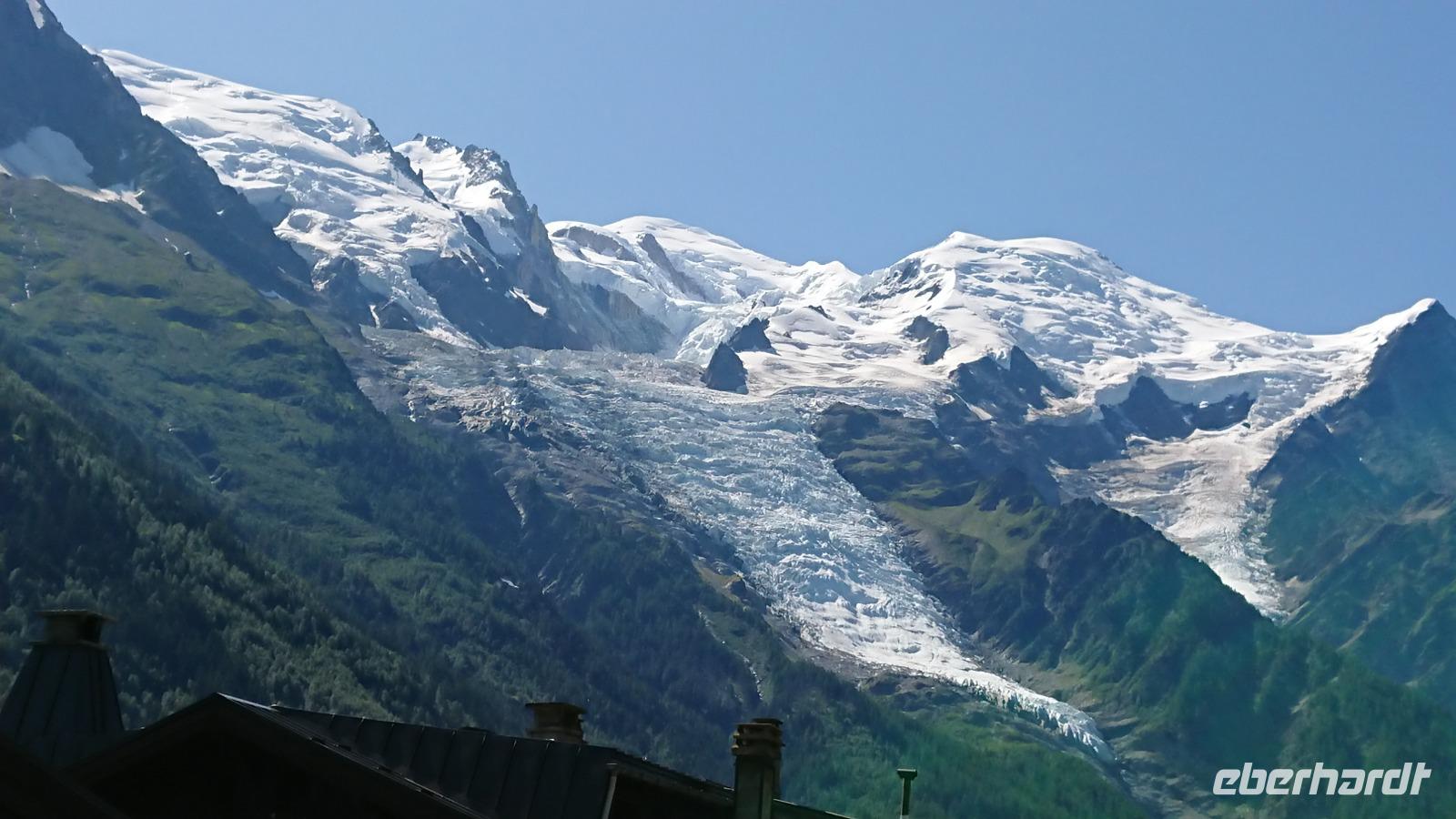 Mont-Blanc-Massiv mit Gletscher