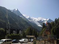Mont-Blanc-Massiv mit Gletscher