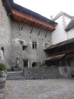 Hof von Schloss Chillon