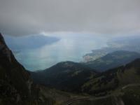 Blick vom Rochers de Naye auf den Genfer See