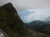 Blick vom Rochers de Naye auf den Genfer See