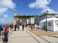 Etretat. strandpromenade