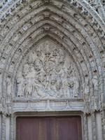 Rouen. Kathedrale Portal. Wurzel Jesse