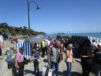 Cancale. Austernverkauf