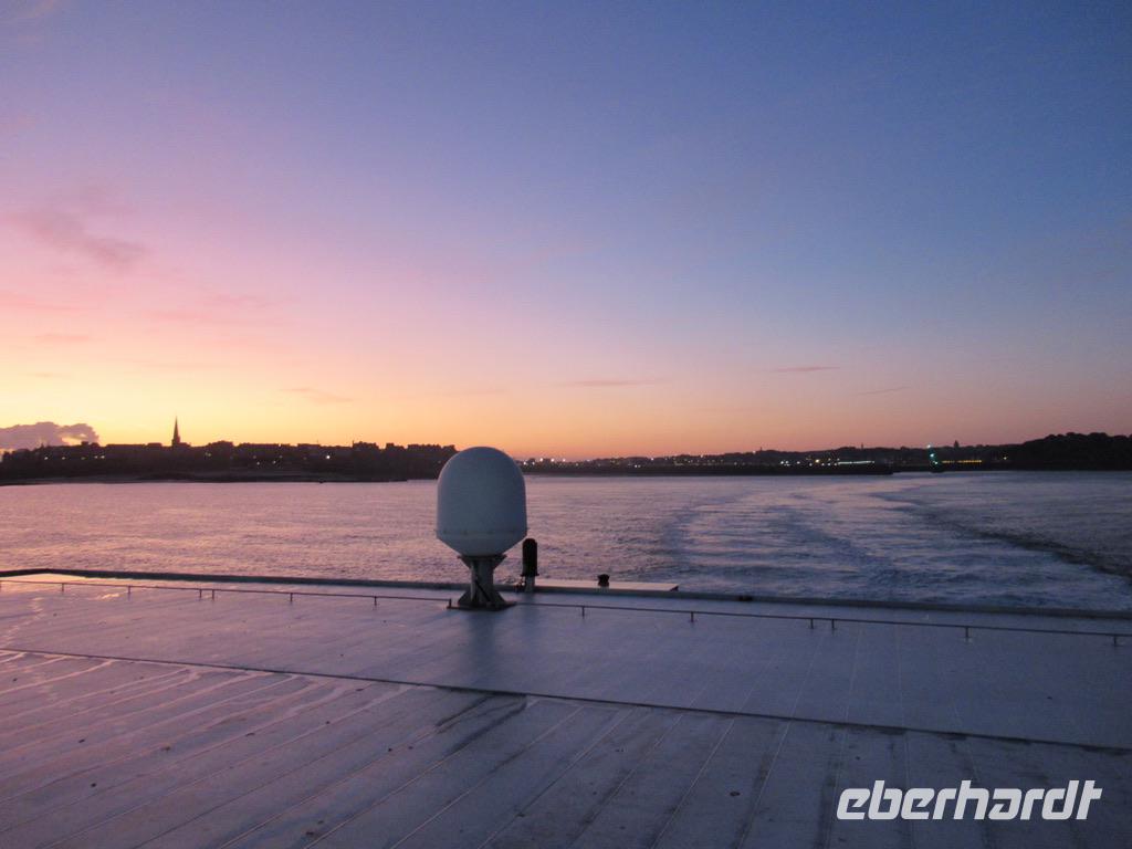 Abreise nach Insel Jersey  