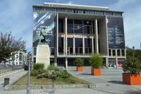 Rouen Opéra mit Corneille Denkmal 