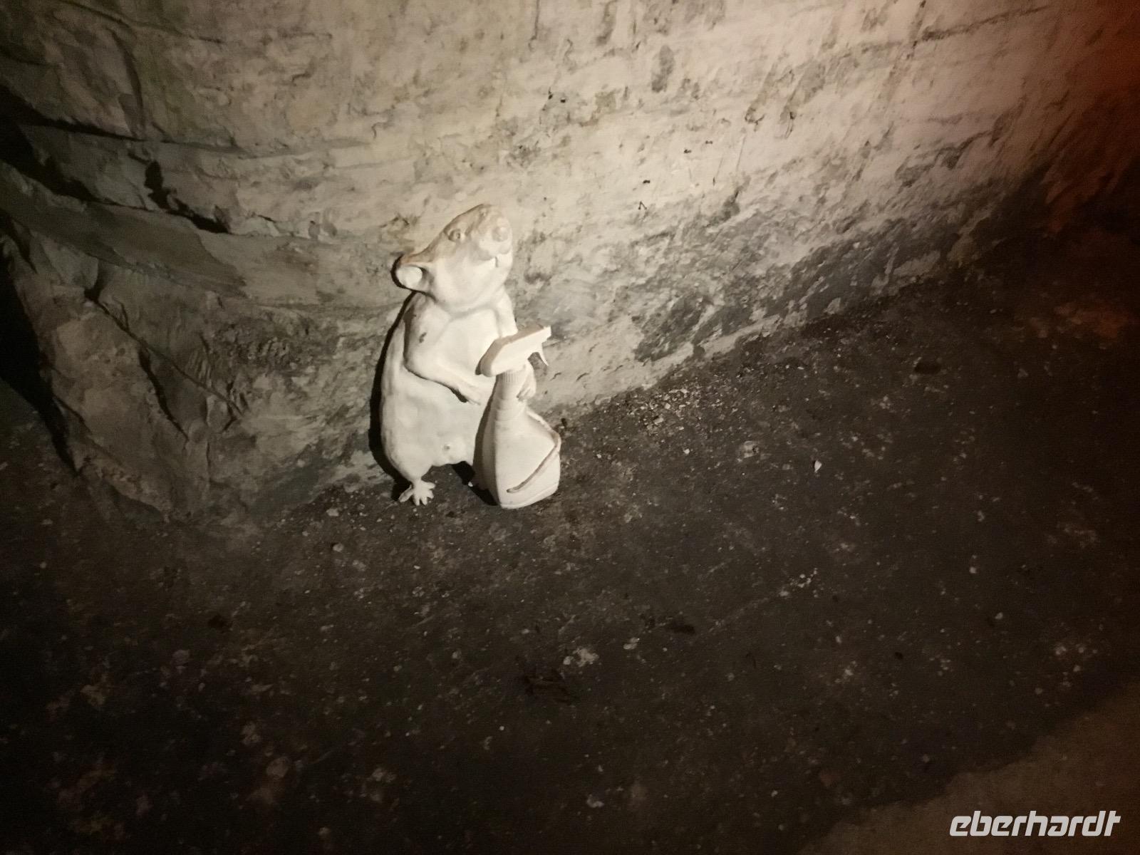 Kunst in den Katakomben...