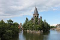IMG_1148_Blick auf die protestantische Kirche und die Moselle Metz