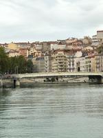 Lyon: Blick auf die Stadt von der Saone