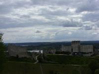 Tag 3 - 6 - Fotostopp am Schloss Gaillard über der Seine (3)
