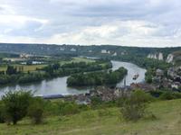 Tag 3 - 6 - Fotostopp am Schloss Gaillard über der Seine (4)