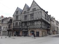 Fachwerkhäuser in Dijons Altstadt