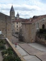 Cluny, Blick über die historische Abtei