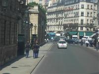 Straße am Élysée-Palast