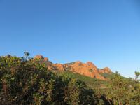 Fahrt durch das Esterel-Gebirge