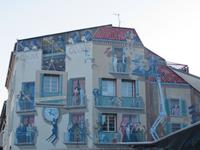 Hausfassade in Cannes