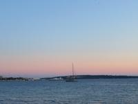 Blick auf die Bucht vor Cannes