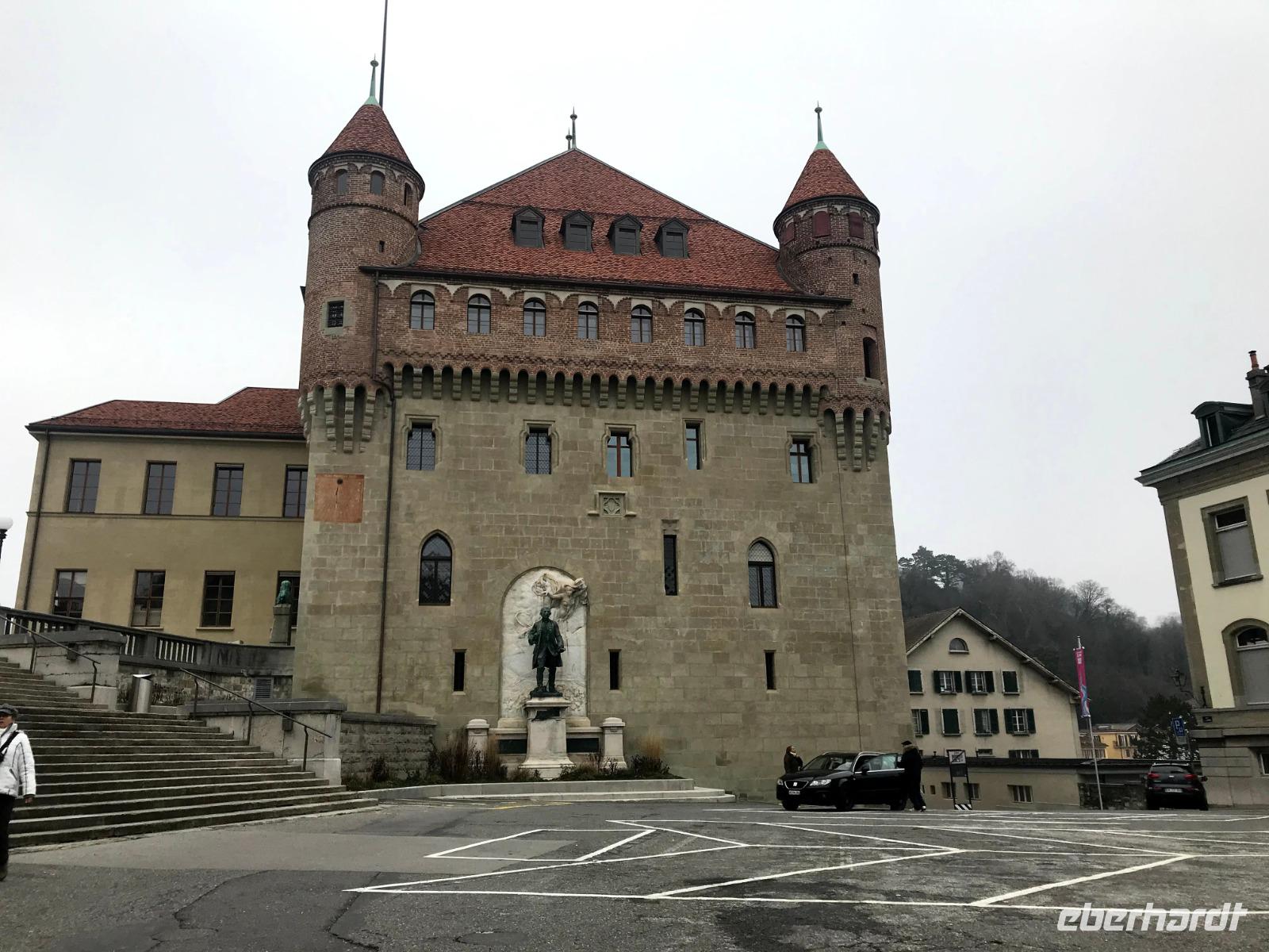 Chateau, alter Regierungssitz von Lausanne