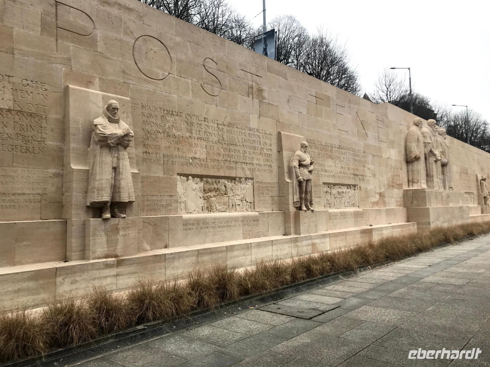 Reformationswand - Genfs bedeutendstes und unverrückbares Denkmal