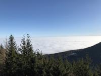 Panoramablick über den Wolken