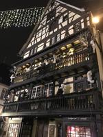 Die beleuchteten Strassen von Straßbourg