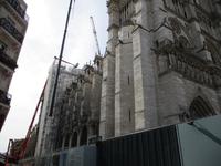 Bauarbeiten an der Notre Dame