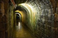 Verbindungsgänge im Bunker