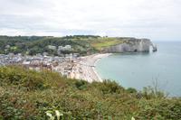 Blick auf Etretat