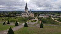 Abtei Saint-George in Boscherville, Abteikirche und Klostergarten