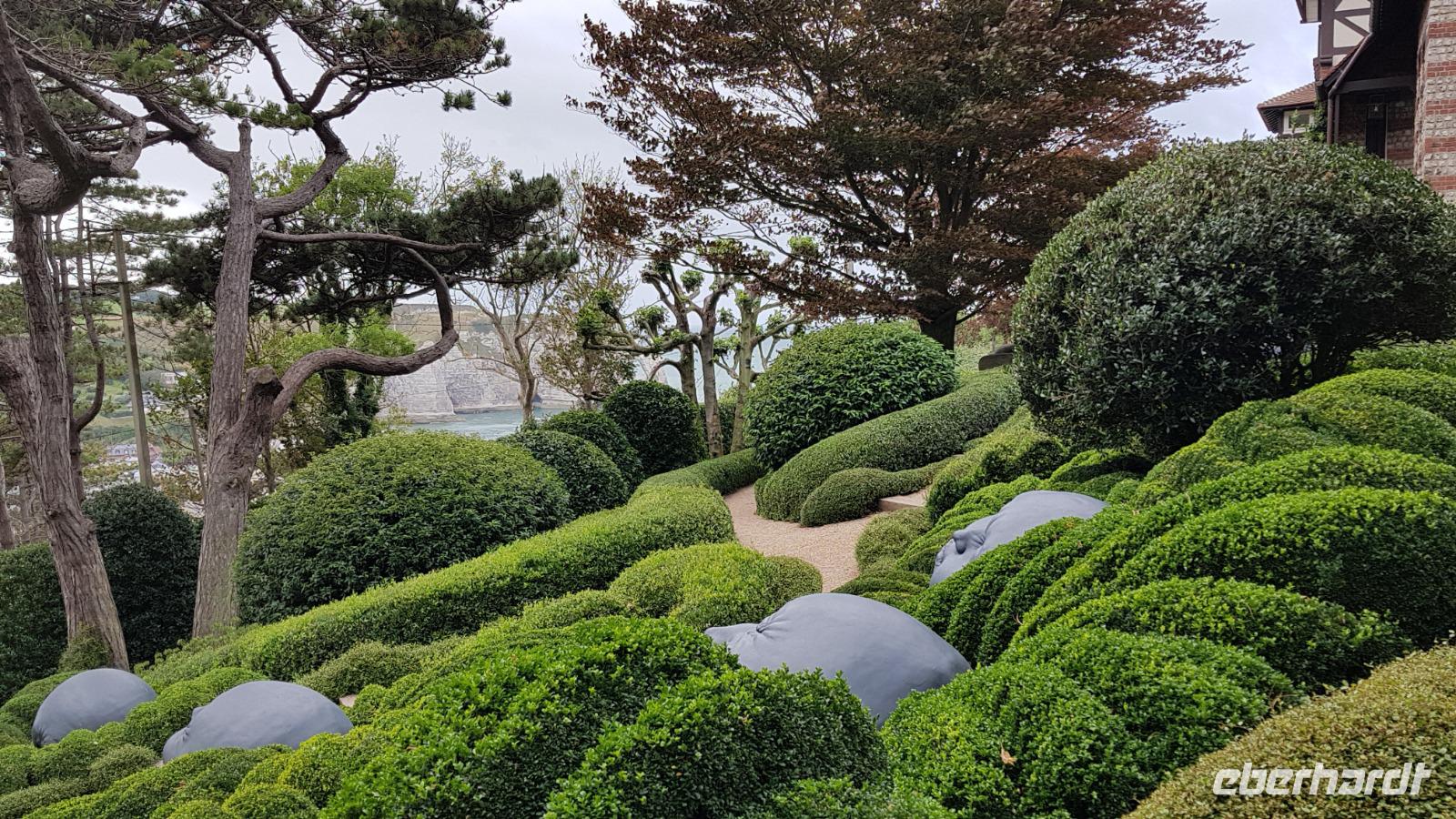 Étretat, Gärten von Ètretat